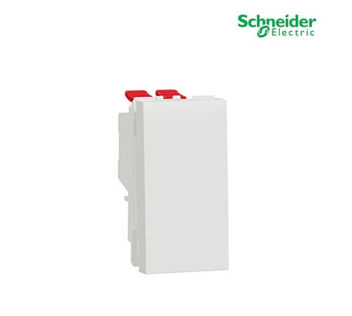 New Unica Intermediate Switch 10A - 1 Module - White-NU310518