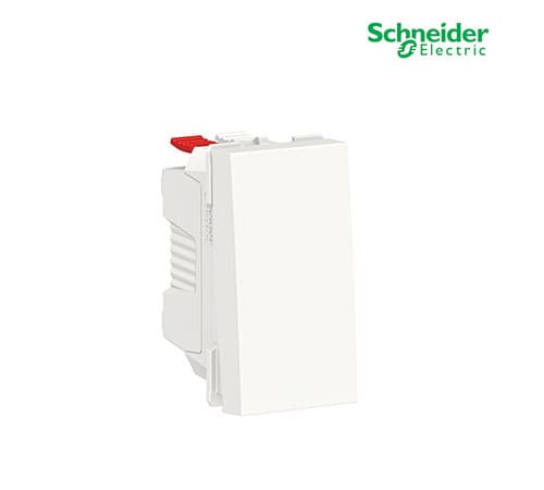 New Unica Push Button Switch 10A - 1 Module - White-NU310618