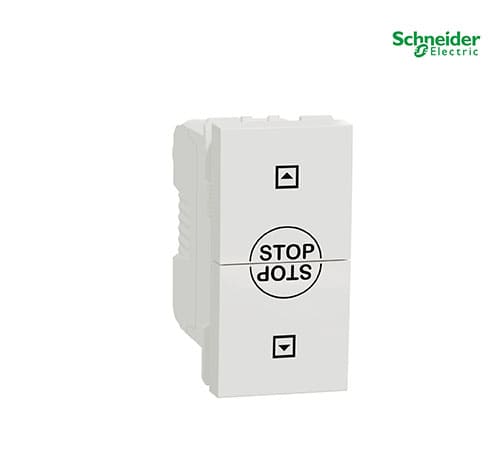 Unica - Rocker Switch - 10 A, 250 Vac - 1 M - White-NU310818SC