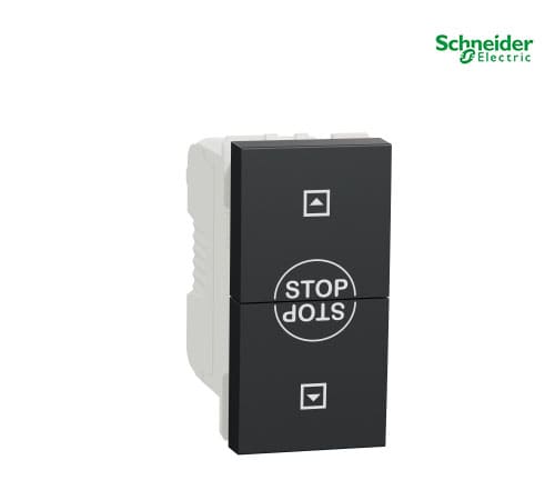 Unica Top-Class - Rocker Switch - 10 A, 250 Vac - 1 M - Graphite-NU310854SC