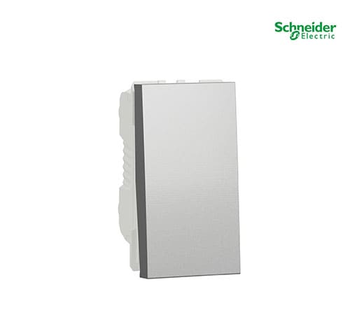 Unica Top-Class - Rocker Switch - 1-Way - 16 Ax 250 Vac - 1 M - Alu.-NU316130