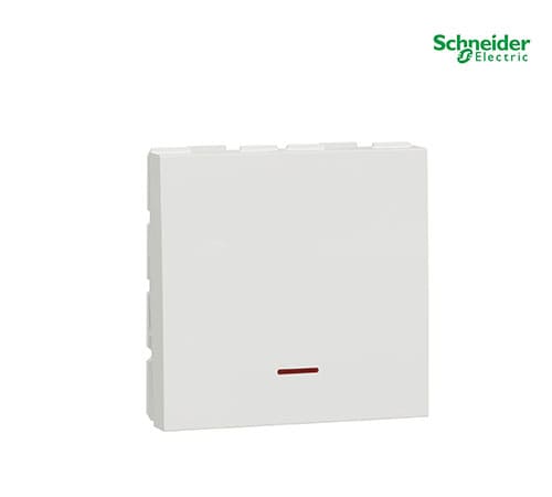 Unica - Rocker Switch - 1-Way - 32 A 250 Vac - 2 M - White-NU323218S
