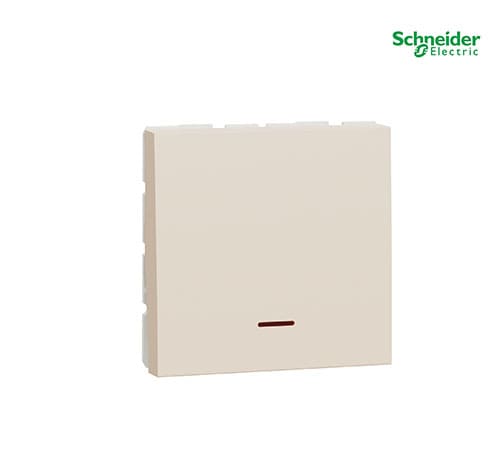 Unica - Rocker Switch - 1-Way - 32 A 250 Vac - 2 M - Ivory-NU323244S
