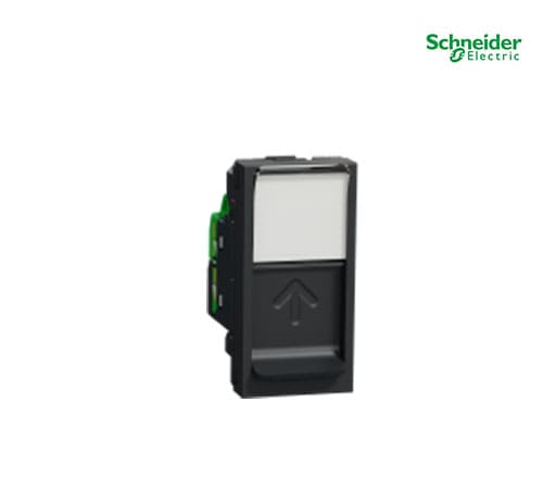Unica Top-Class - 1 Rj45 Socket (S-One) - 1 M - Cat.6, Utp - Graph.-NU341454
