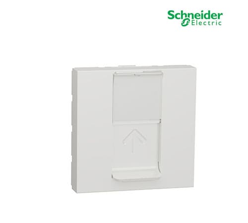 New Unica - 1 x RJ45 Cat6-Utp - S1-1 Connector - 2 Module - White-NU341518