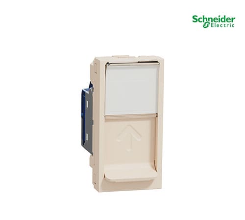 Unica - 1 Rj45 Socket (S-One) - 1 M - Cat.6, S-Ftp - Ivory-NU341644