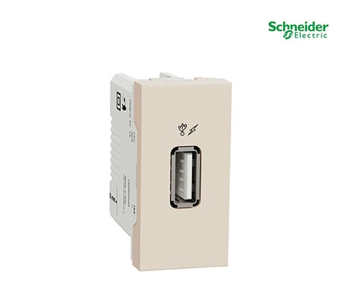 Unica - Usb Charger - Ivory-NU342844