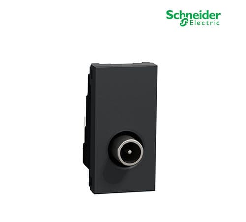 New Unica - TV - Male - Individual Socket - 1 m - Anthracite-NU346154
