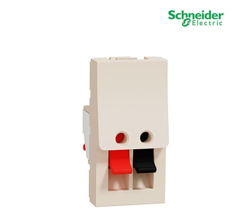 Unica - Loudspeaker Socket - 1 M - Ivory-NU348744