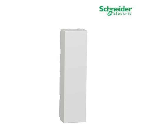 Unica - Blind Cover Plate For - 0.5 M - White-NU986418