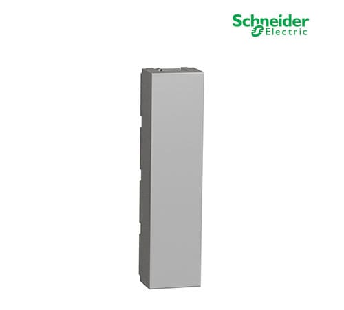 Unica Top-Class - Blind Cover Plate For - 0.5 M - Aluminium-NU986430