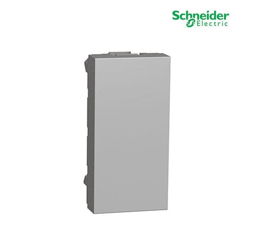 Unica Top-Class - Blind Cover Plate For - 1 M - Aluminium-NU986530