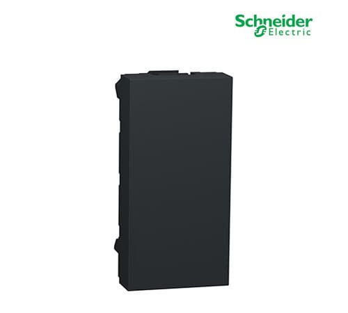 Unica Top-Class - Blind Cover Plate For - 1 M - Graphite-NU986554