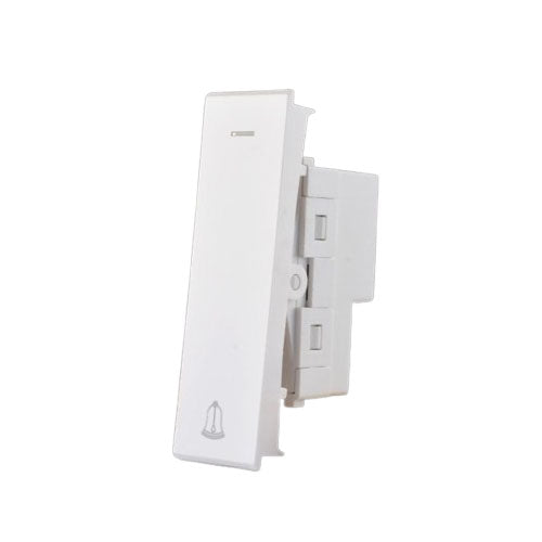 Door Bell with Icon - White - 16 A - 120 mm - Nuovo - NUV 80 024