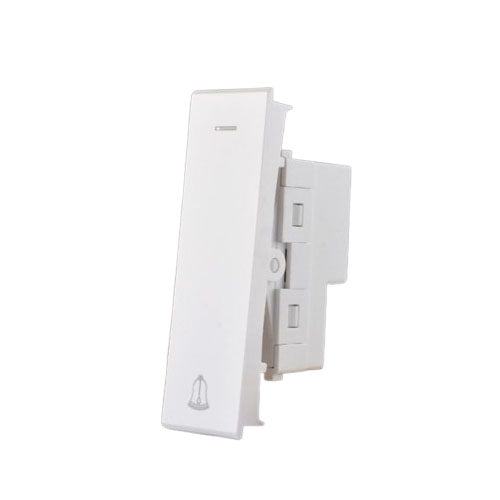 Door Bell with Icon - White - 16 A - 22 mm - Nuovo - NUV 80 512