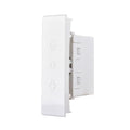 Curtain switch with 3 Clicks - White - 10 A - 22 mm - Nuovo - NUV 80 528