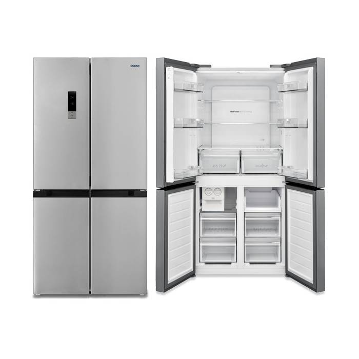 ثلاجة أوشن سايد باي سايد - فضى - 531 لتر - أوشن - OMDV 520 TNF D X A+