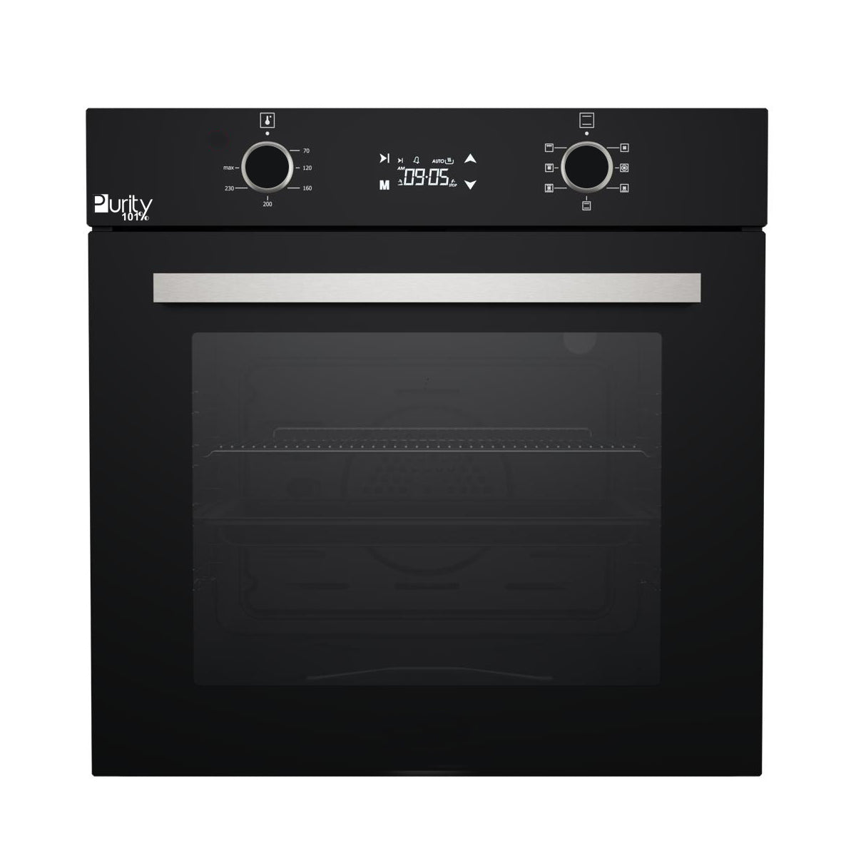 Purity Electric Built In Oven - Black - 60 cm - 65 Liter - Purity - OPT602GGD