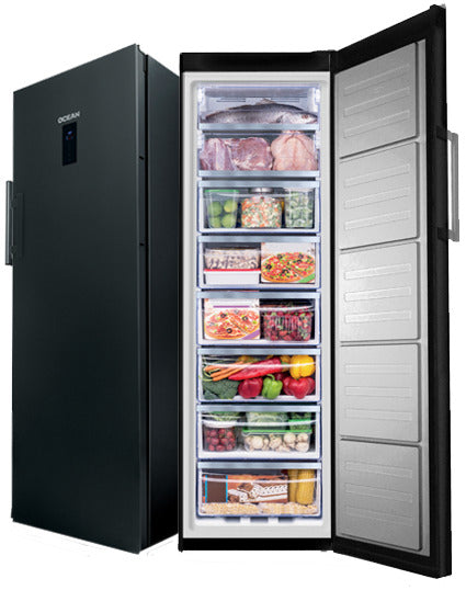ديب فريزر أوشن نوفروست - أسود - 308 لتر - أوشن - OVF NFH 398 DB A+