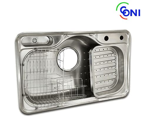Kotra Coni - Inset Stainless Steel Kitchen Sink 51.5×85 cm - PDS850L/R