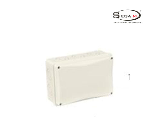 Rectangular Plastic Junction Box 160×118mm Gland Slot PRE003-C-Sega M