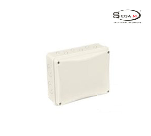 Rectangular Plastic Junction Box 200×250mm Gland Slot PRE005-C-Sega M