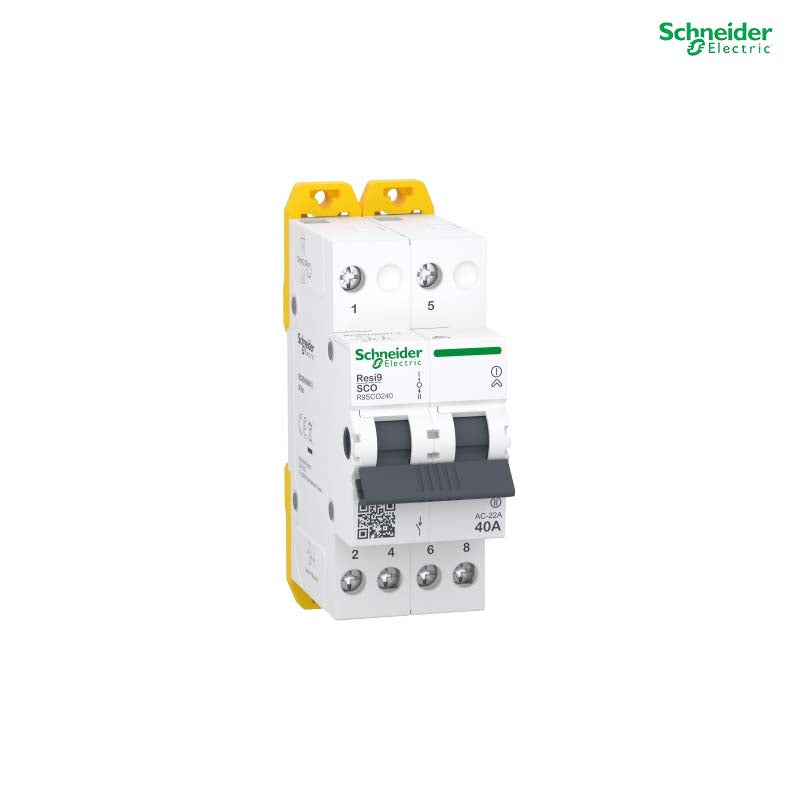 Changeover switch, Resi9, 2P, 40A, 230/240VAC