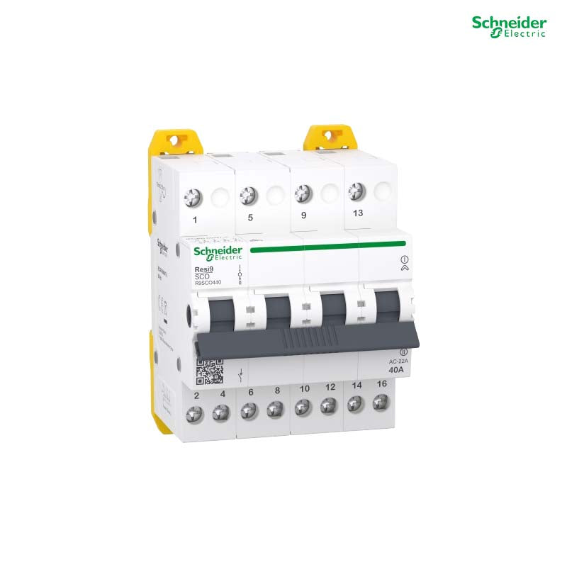 Changeover switch, Resi9, 4P, 40A, 400/415VAC