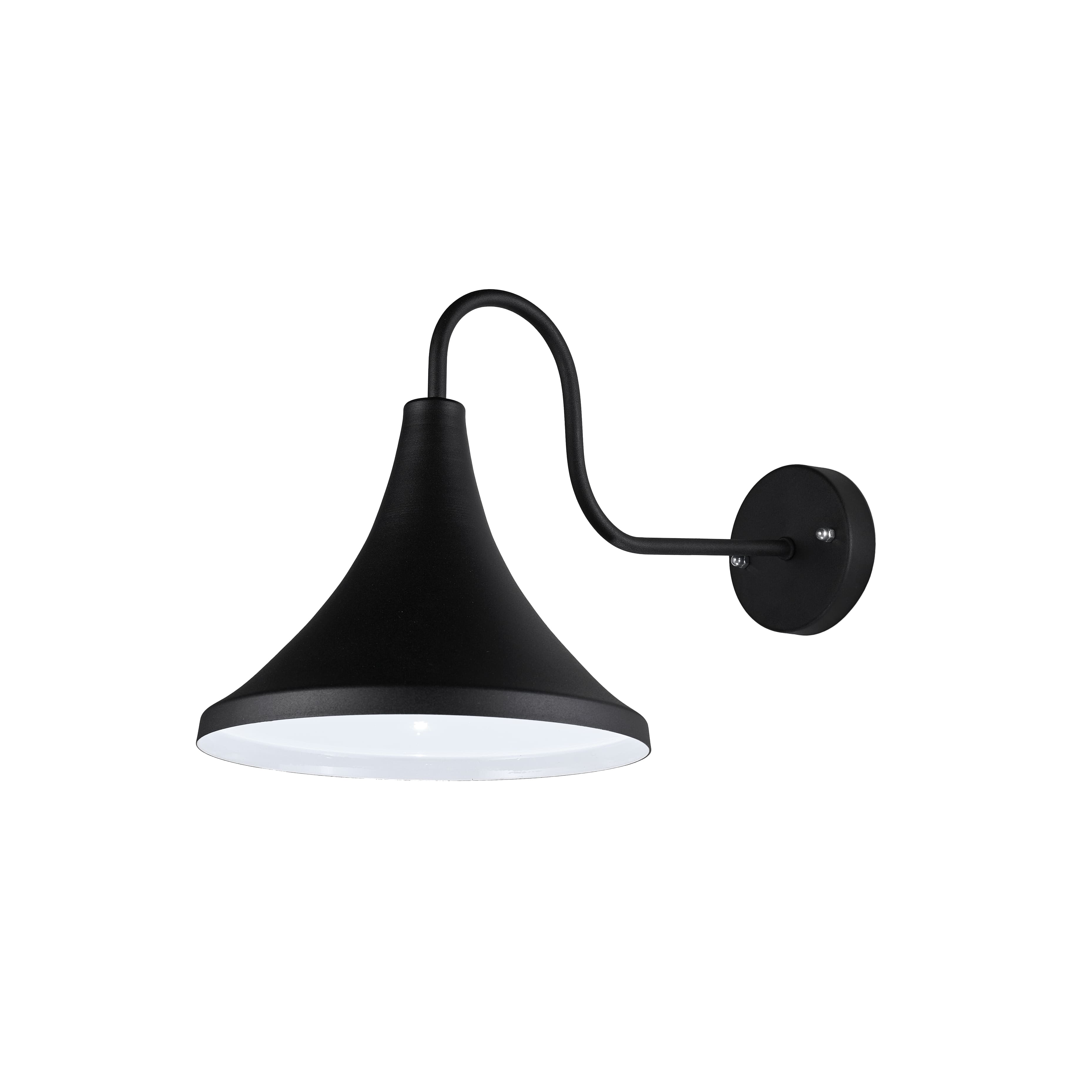 مصباح حائط الروضة معدن أسود - 27×40 سم - 1 لمبة - RL-BC-011