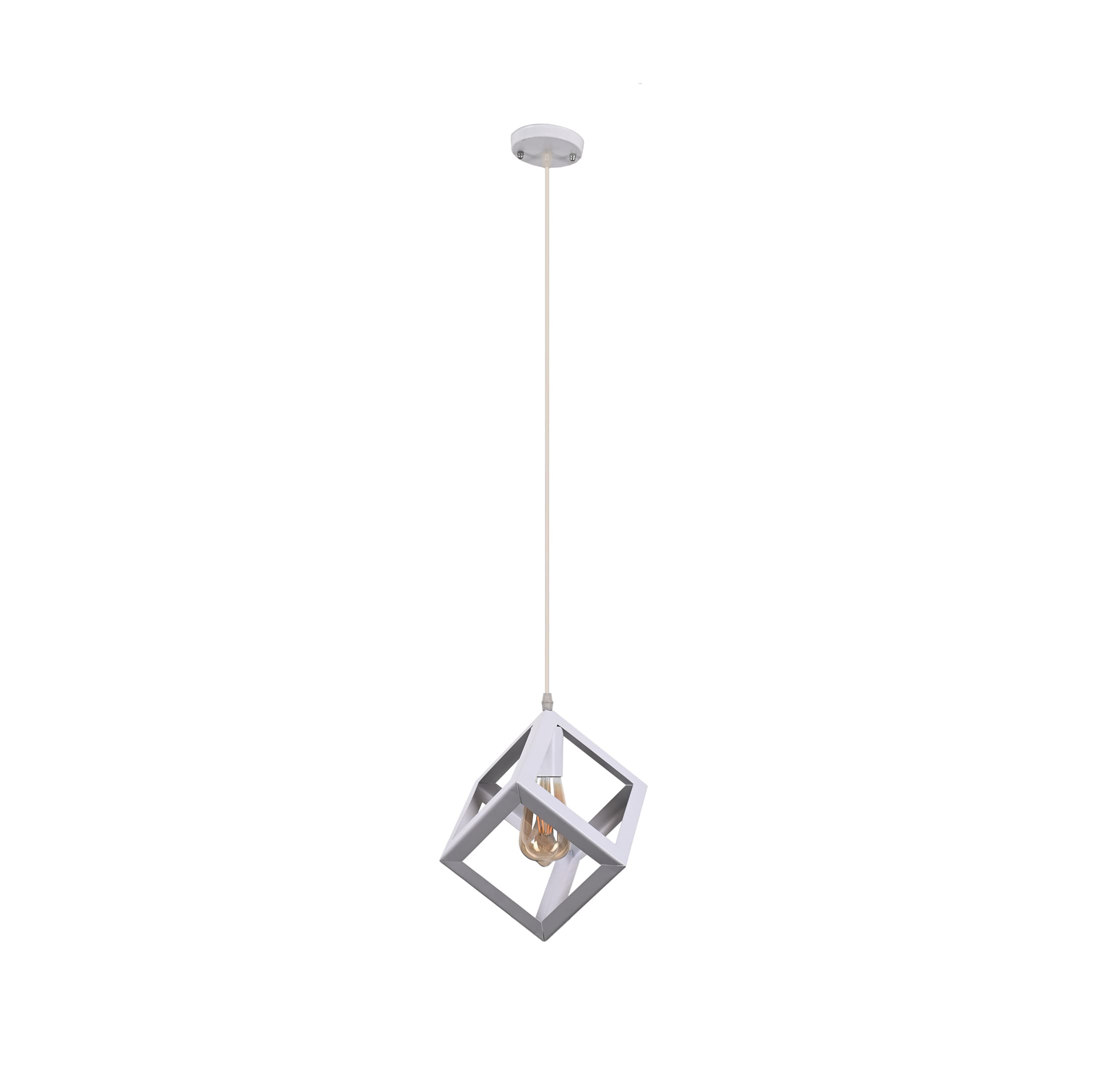 El Rawda White Modern Flush Light 70×70 cm - 1 Lamp - RL-CB-014