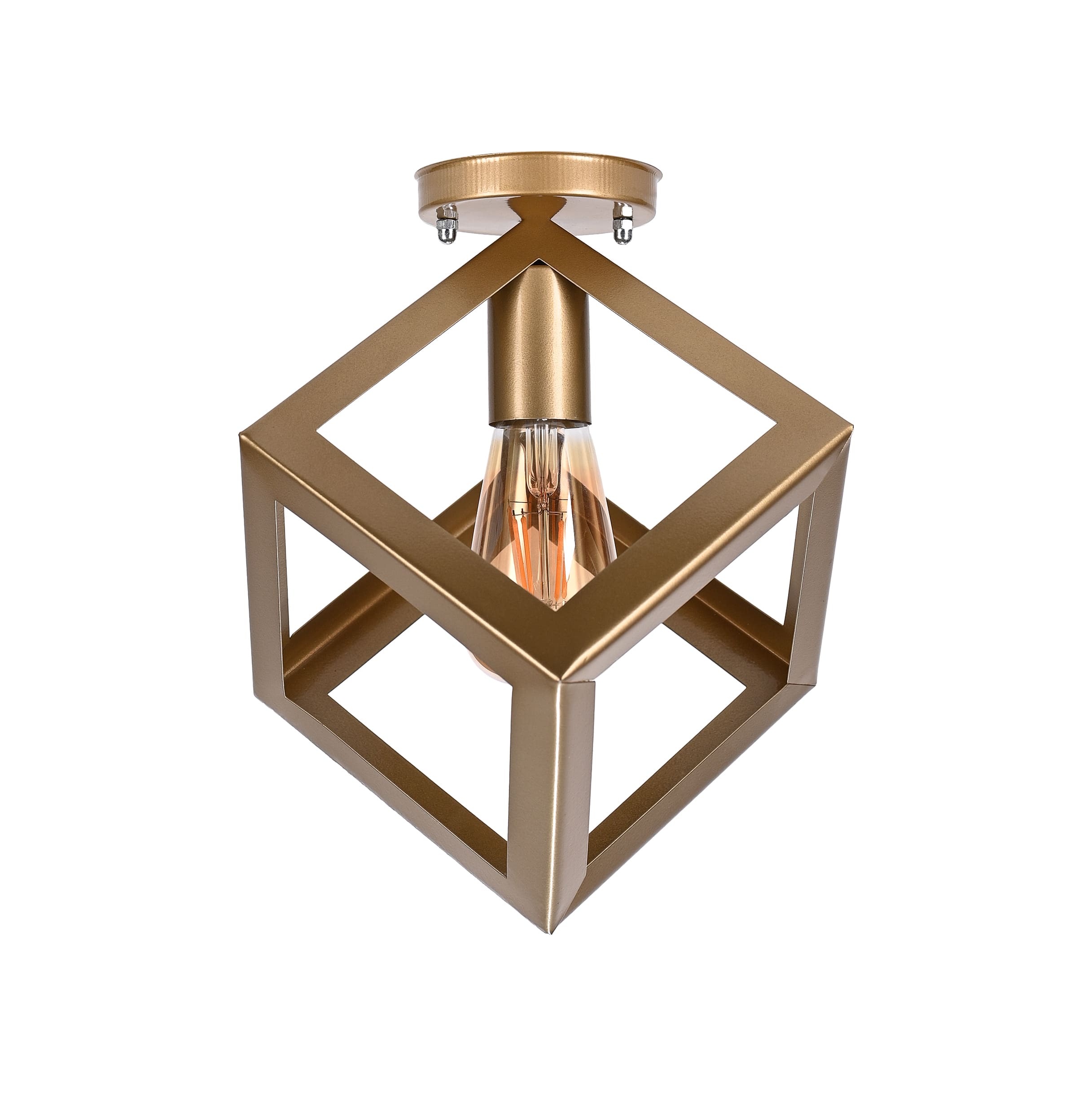 El Rawda Gold Modern Flush Light 30×30 cm - 1 Lamp - RL-CB-019