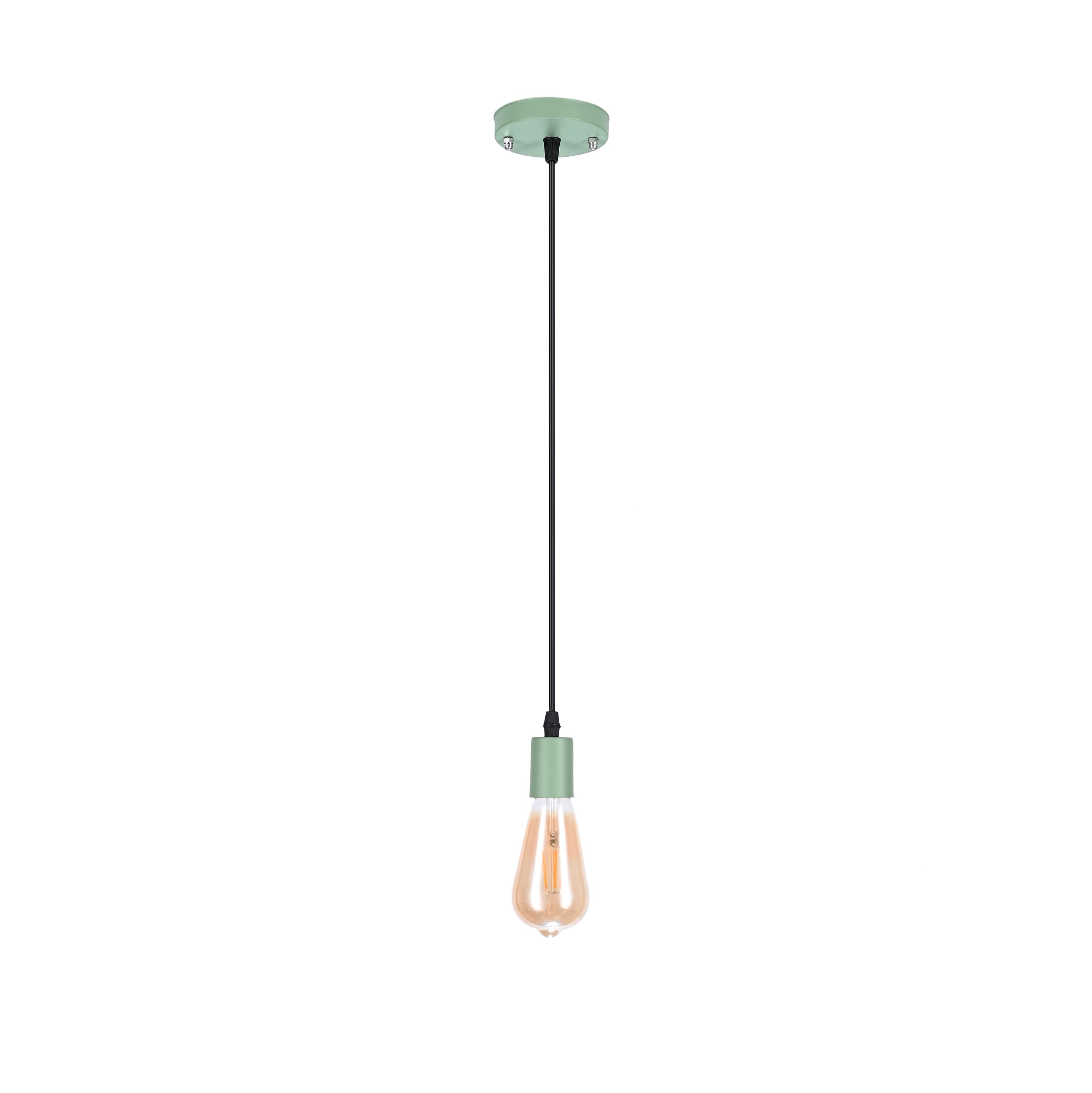 El Rawda Green Modern Flush Light 70×70 cm - 1 Lamp - RL-CP-011
