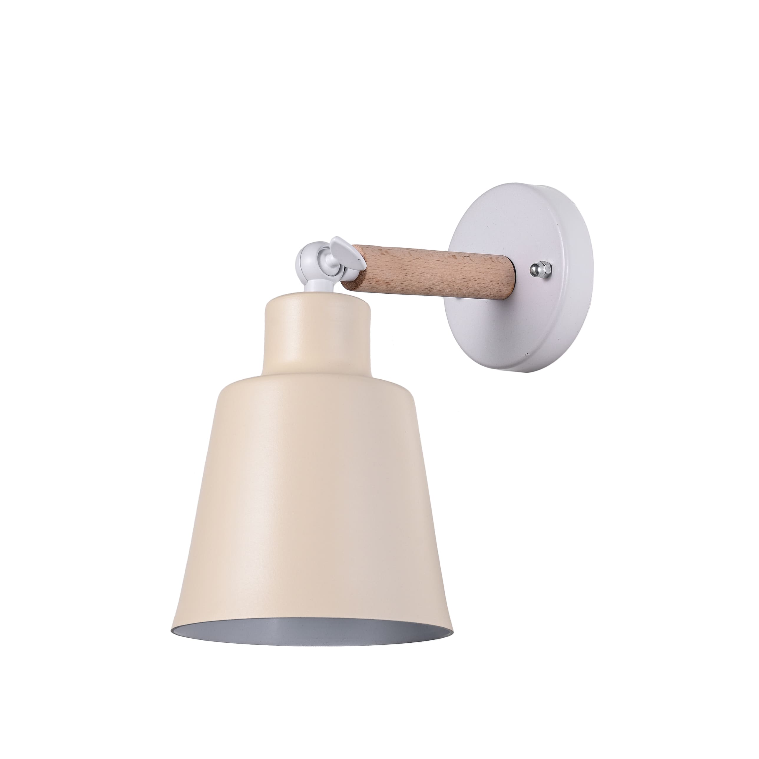مصباح حائط الروضة معدن بيج - 24×30 سم - 1 لمبة - RL-CU-027