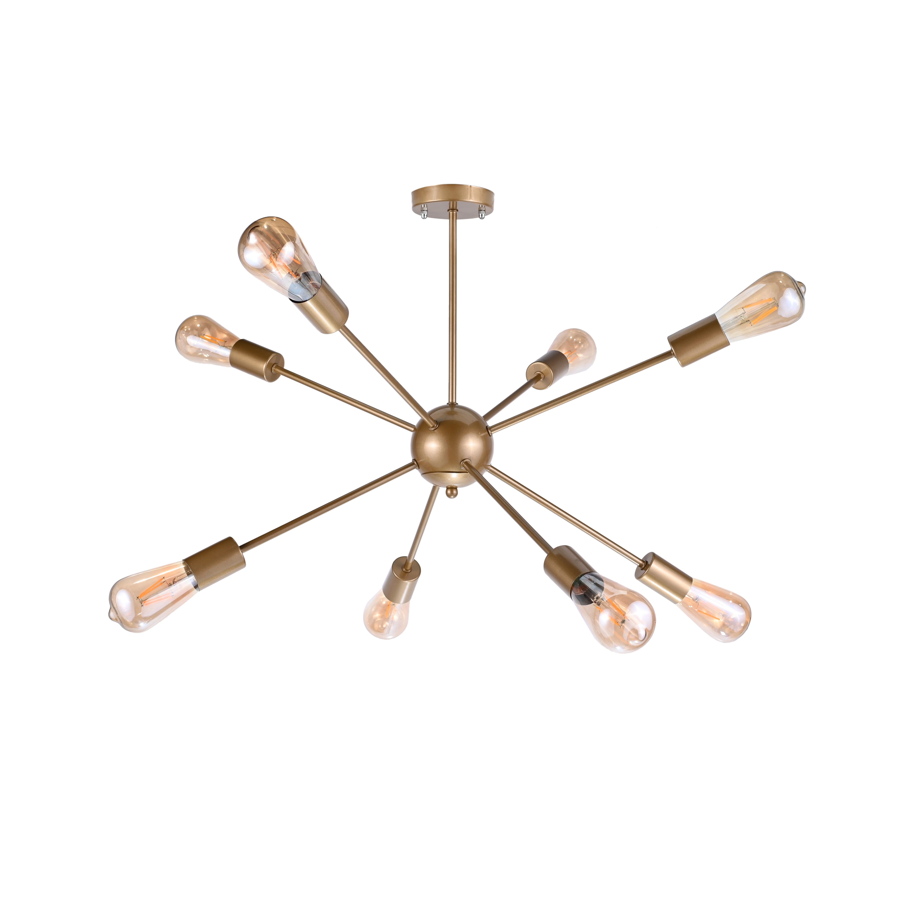 El Rawda Gold Modern Flush Light 65×65 cm - 8 Lamps - RL-DC-A-005