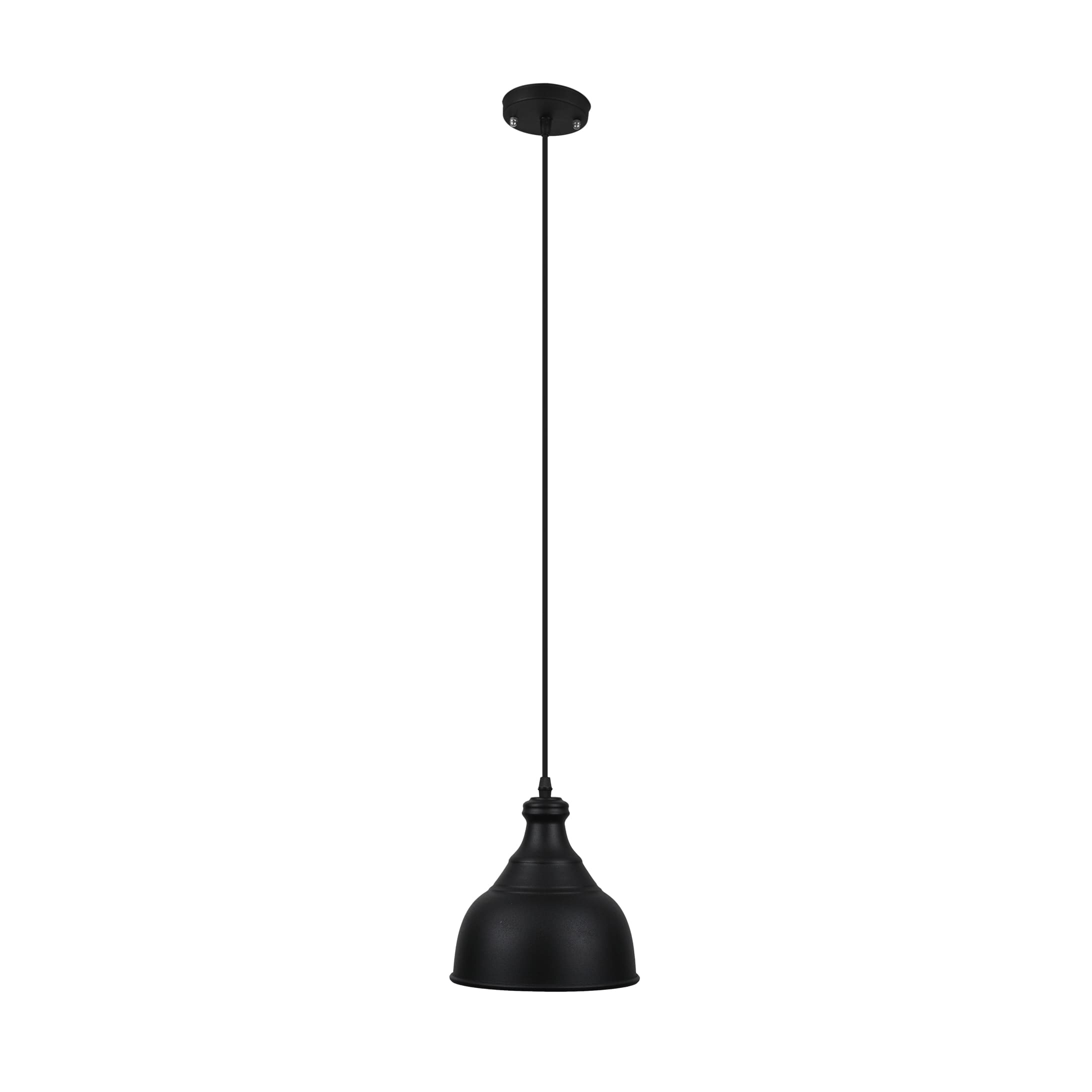 El Rawda Black Modern Flush Light 70×70 cm - 1 Lamp - RL-MC-007