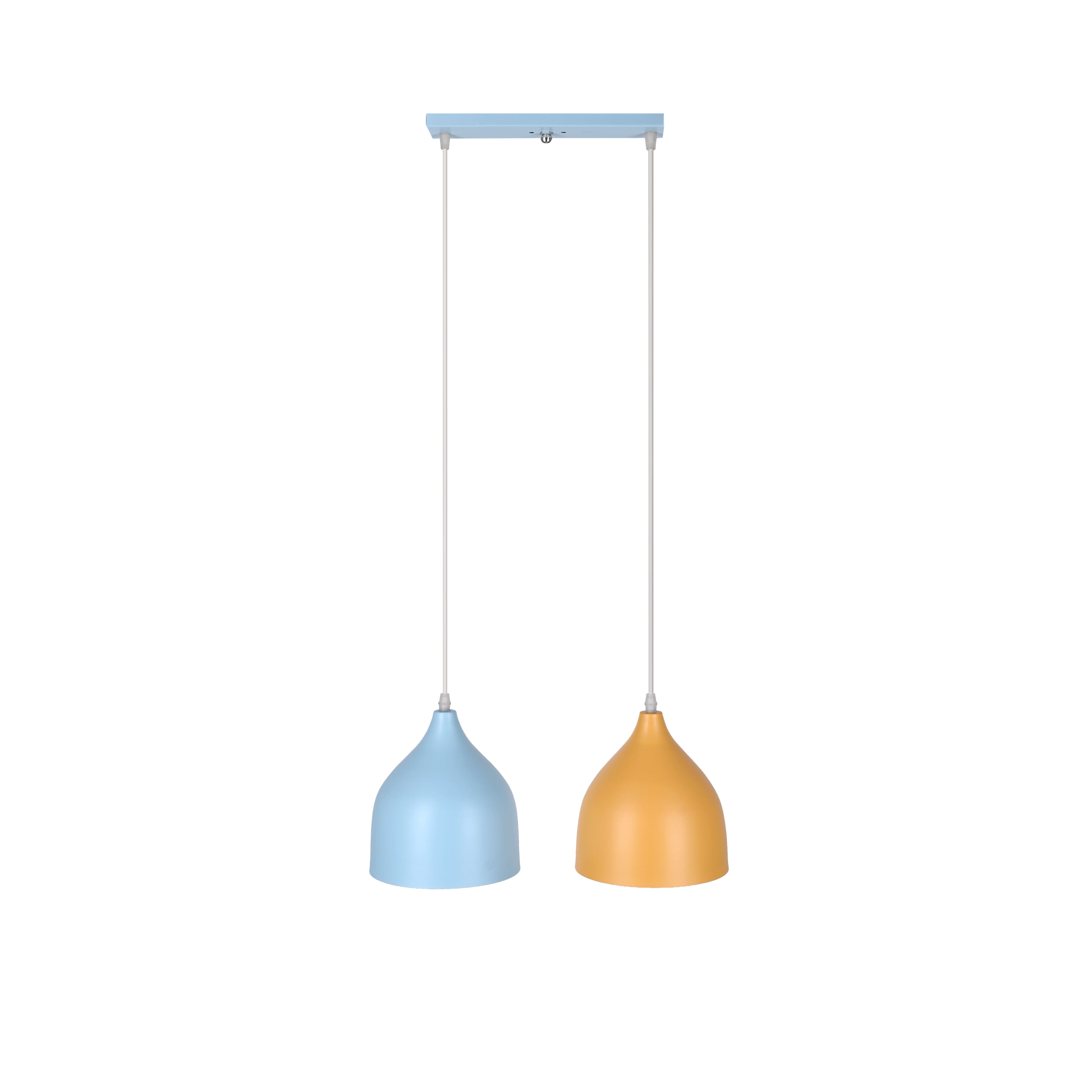El Rawda Multi Color Modern Bi Flush Light 70×70 cm - 2 Lamps - RL-NA-024