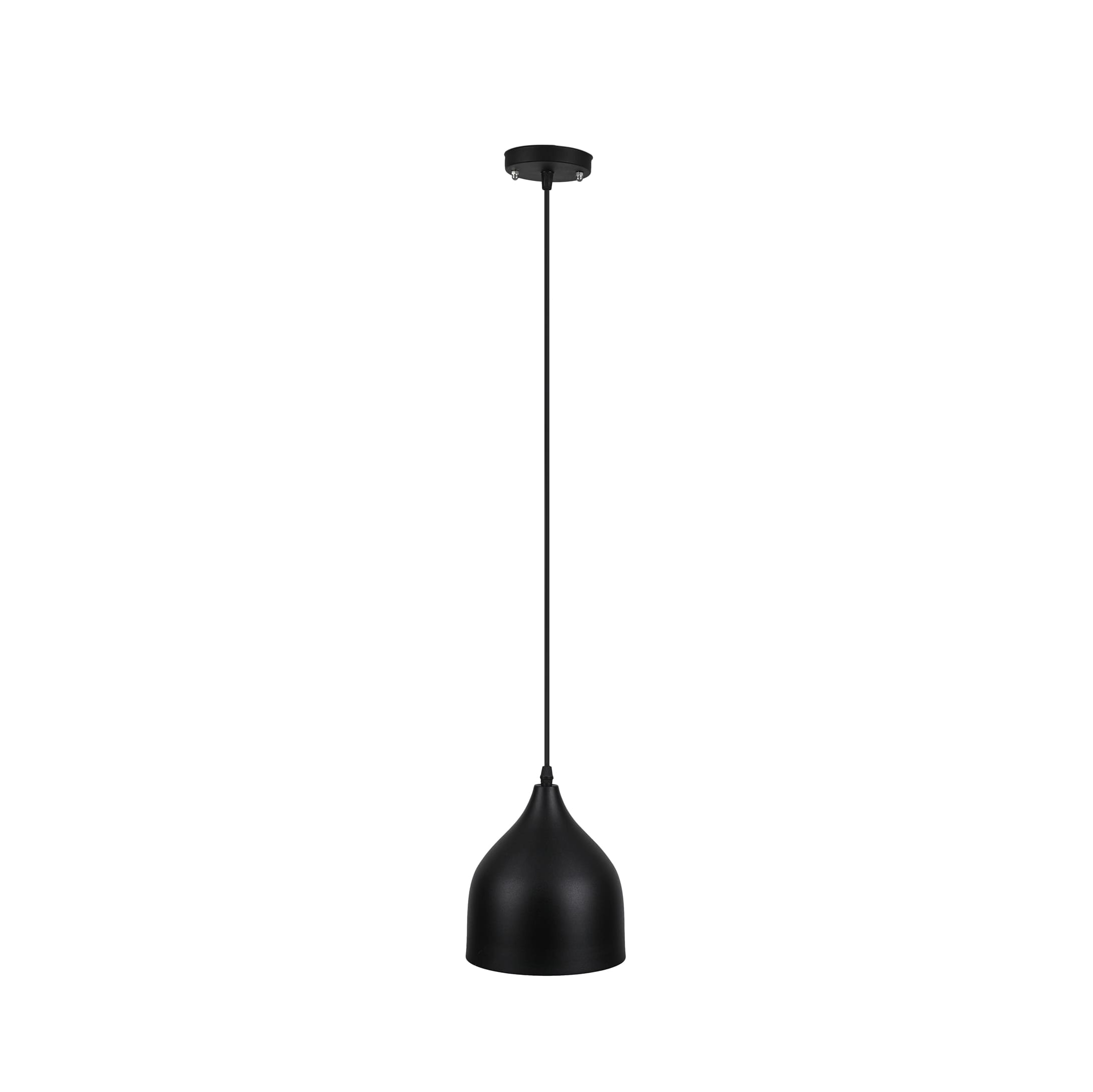 El Rawda Black Modern Solo Flush Light 70×70 cm - 1 Lamp - RL-NA-026