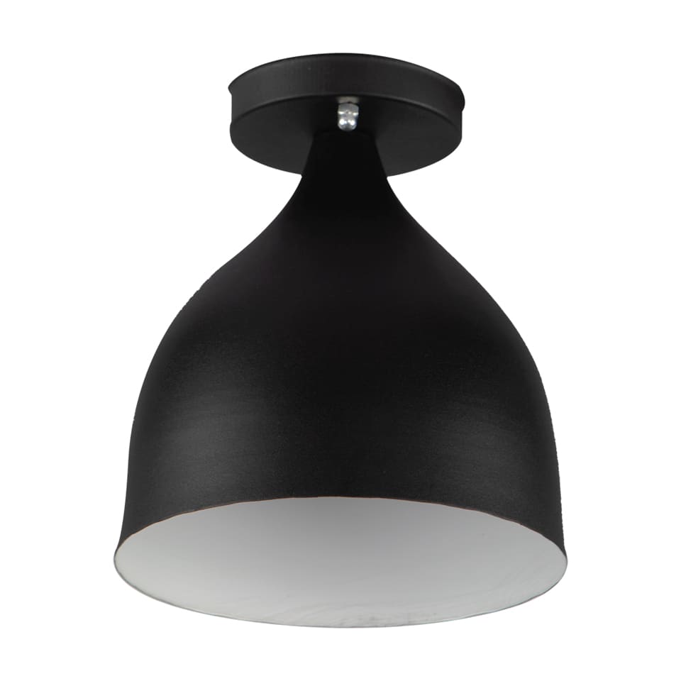 El Rawda Black Modern Flush Light 19×19 cm - 1 Lamp - RL-NA-032