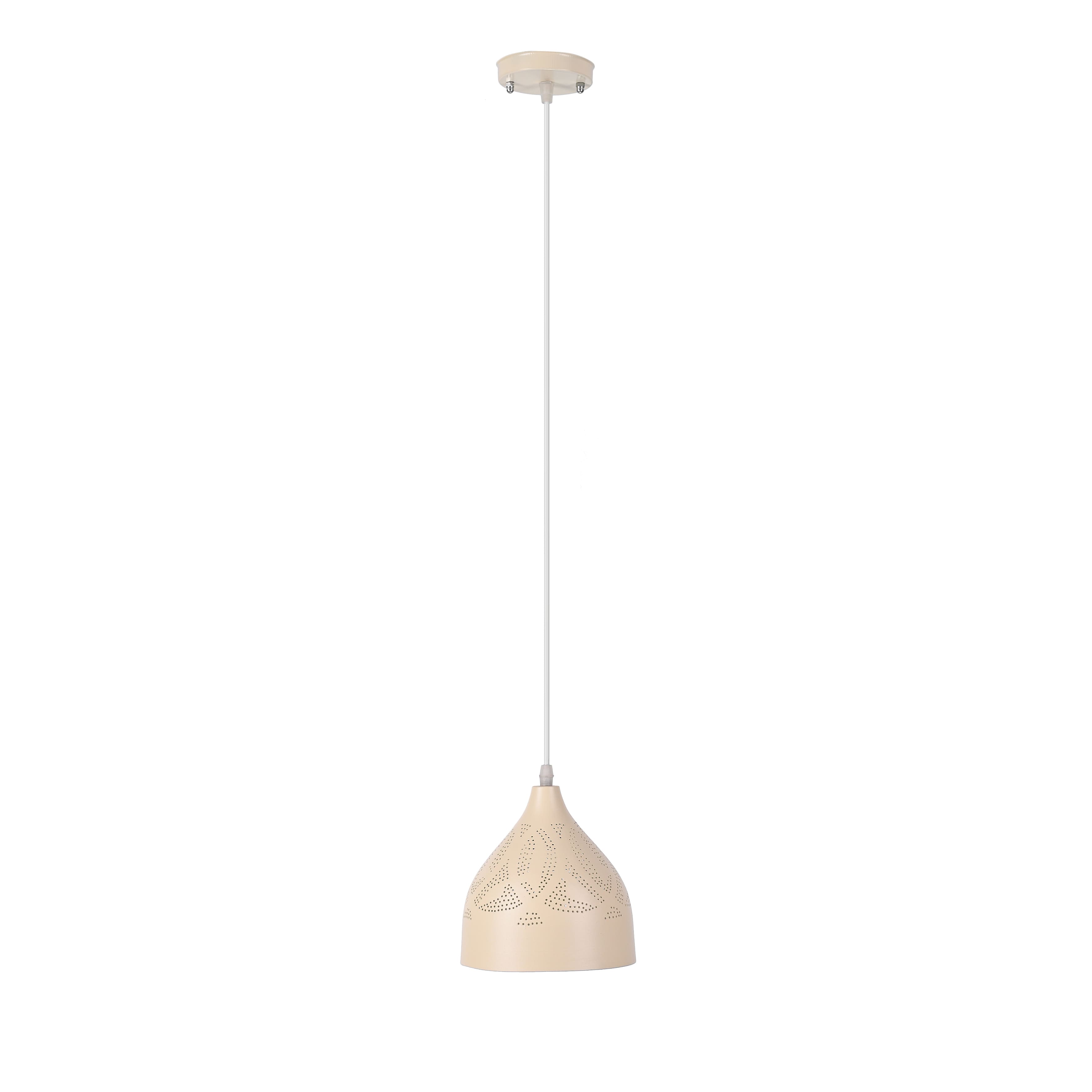 El Rawda Beige Modern Perforated Flush Light 70×70 cm - 1 Lamp - RL-PF-012