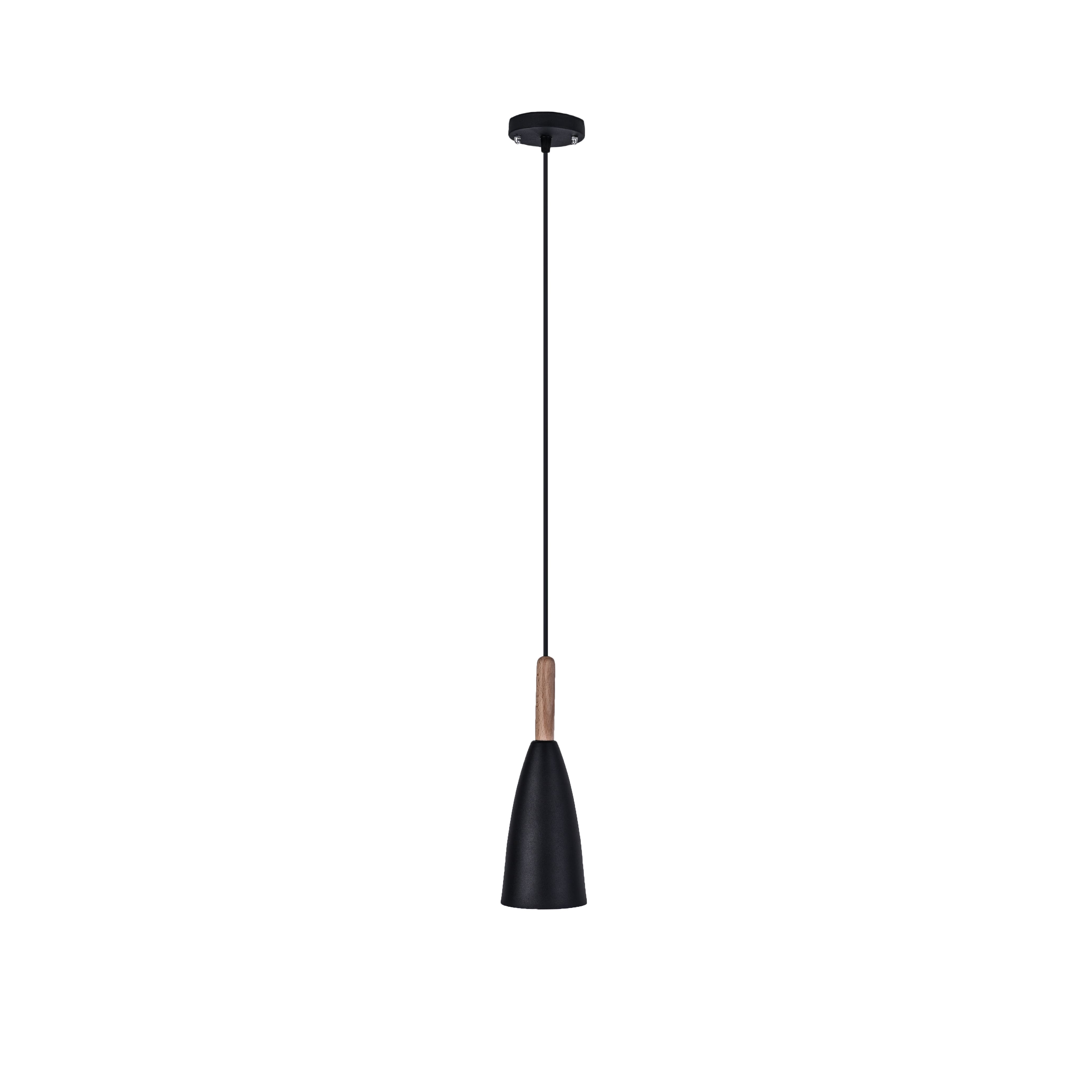El Rawda Black Modern Flush Light 70×70 cm - 1 Lamp - RL-RC-007