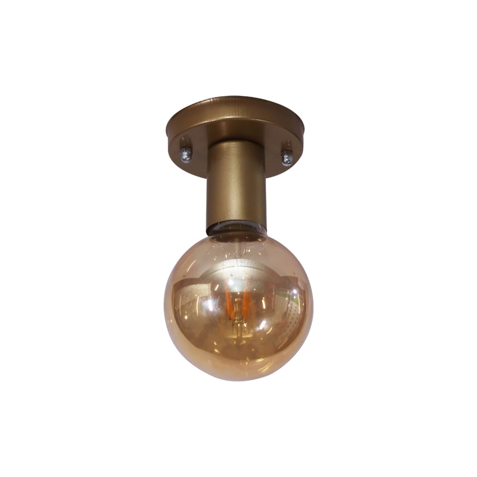 El Rawda Gold Modern Flush Light 14×14 cm - 1 Lamp - RL-RS-009