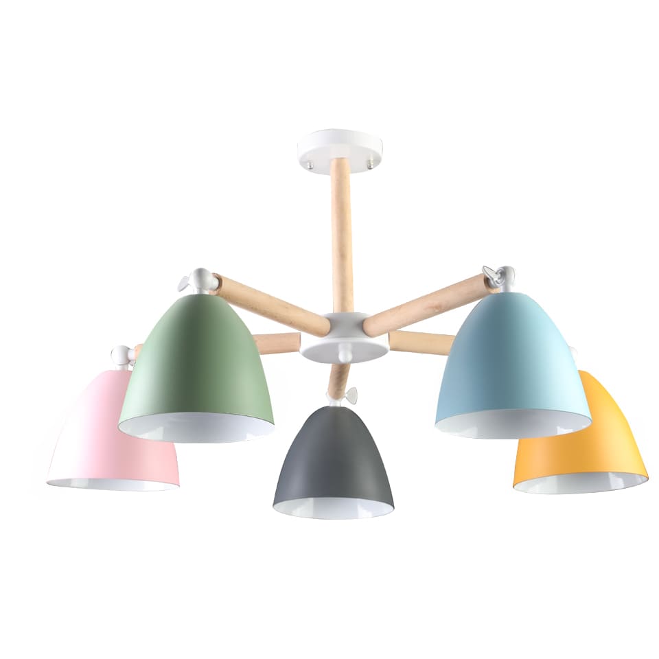 El Rawda Multi Color Modern Flush Light 40×40 cm - 5 Lamps - RL-SC-001