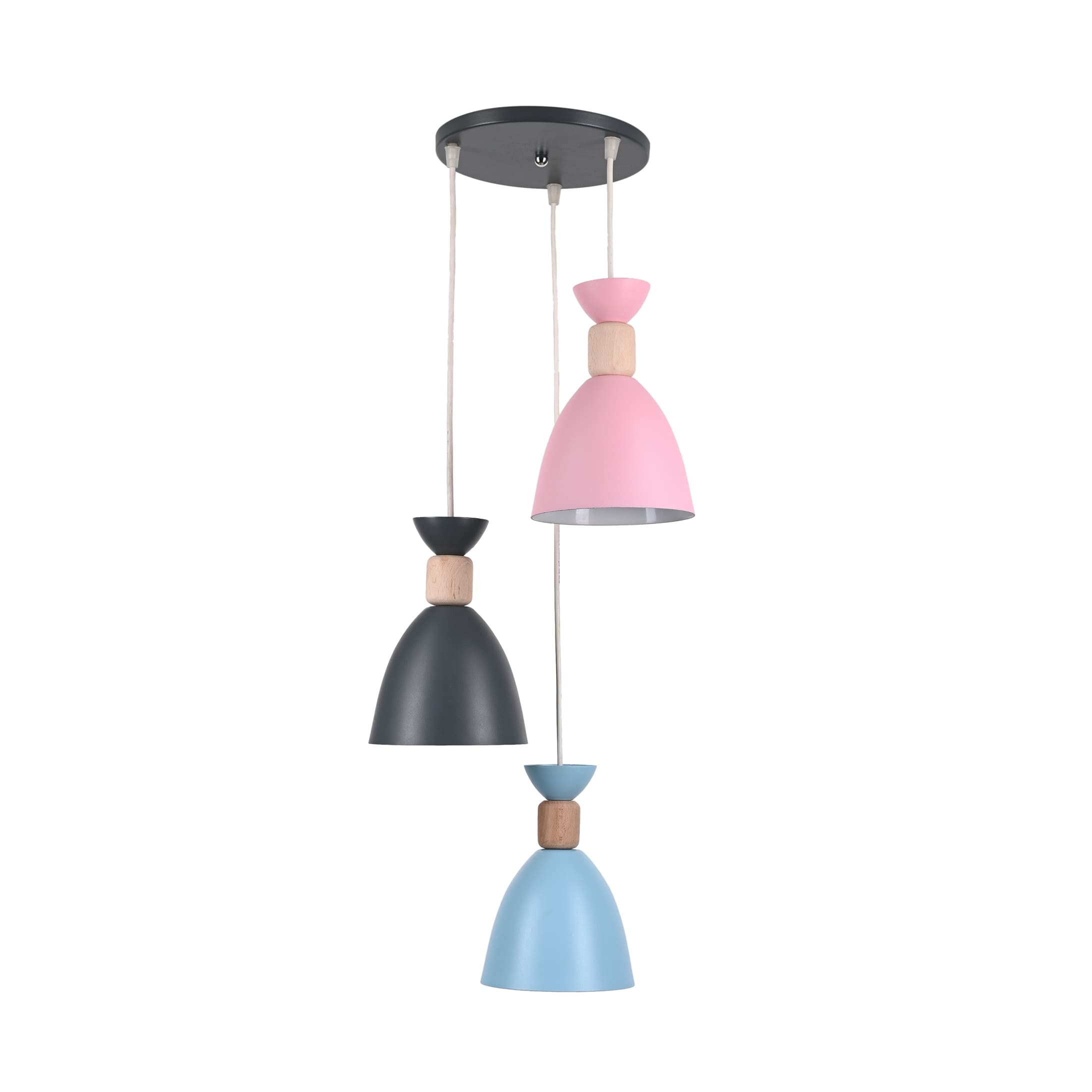 El Rawda Multi Color Modern Flush Light 70×70 cm - 3 Lamps - RL-SC-002