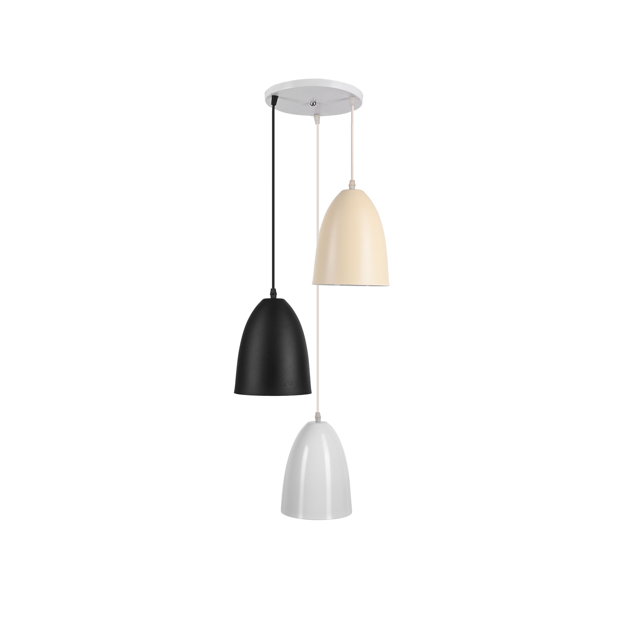 El Rawda Multi Color Modern Flush Light 70×70 cm - 3 Lamps - RL-SC-011