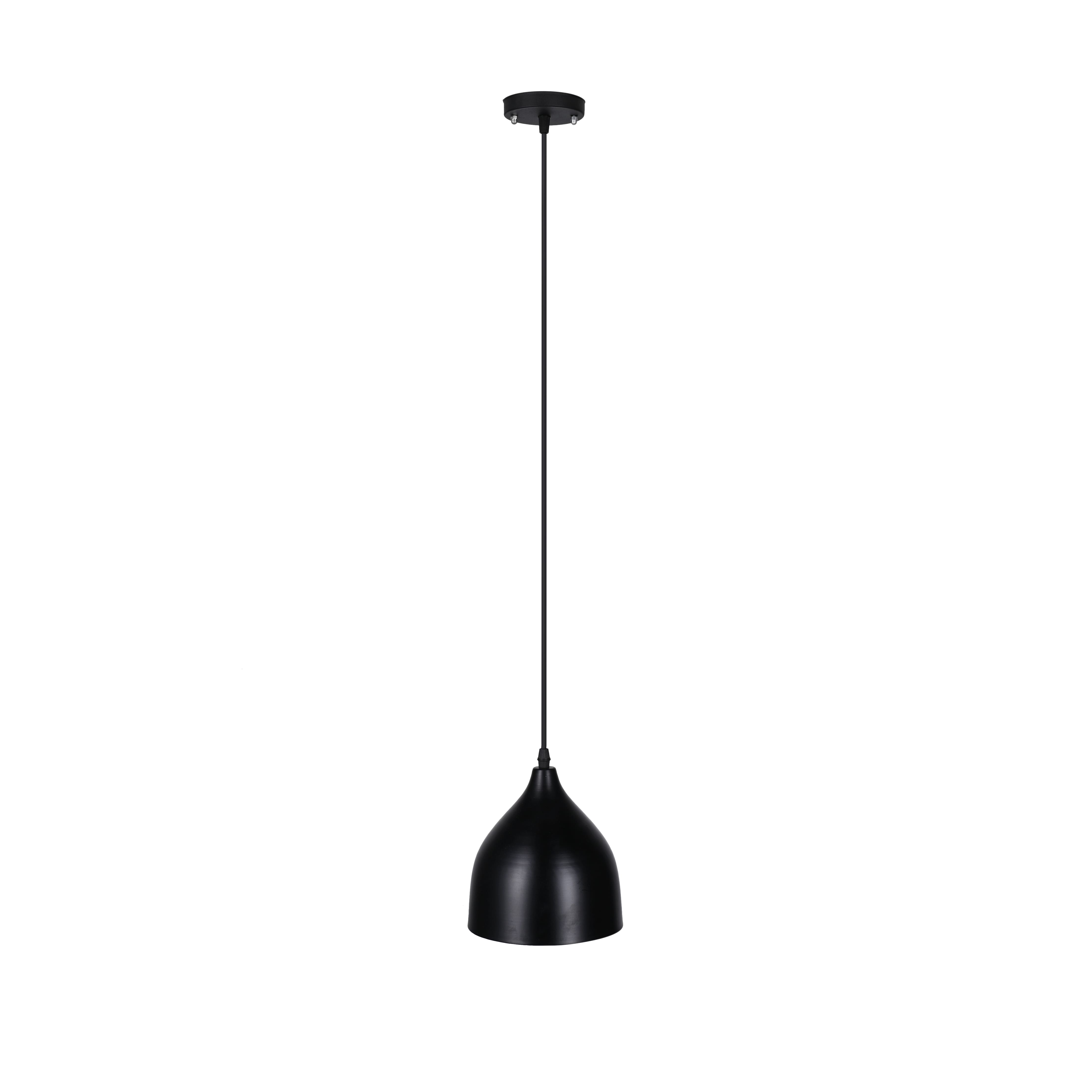 El Rawda Black Modern Flush Light 70×70 cm - 1 Lamp - RL-SN-013