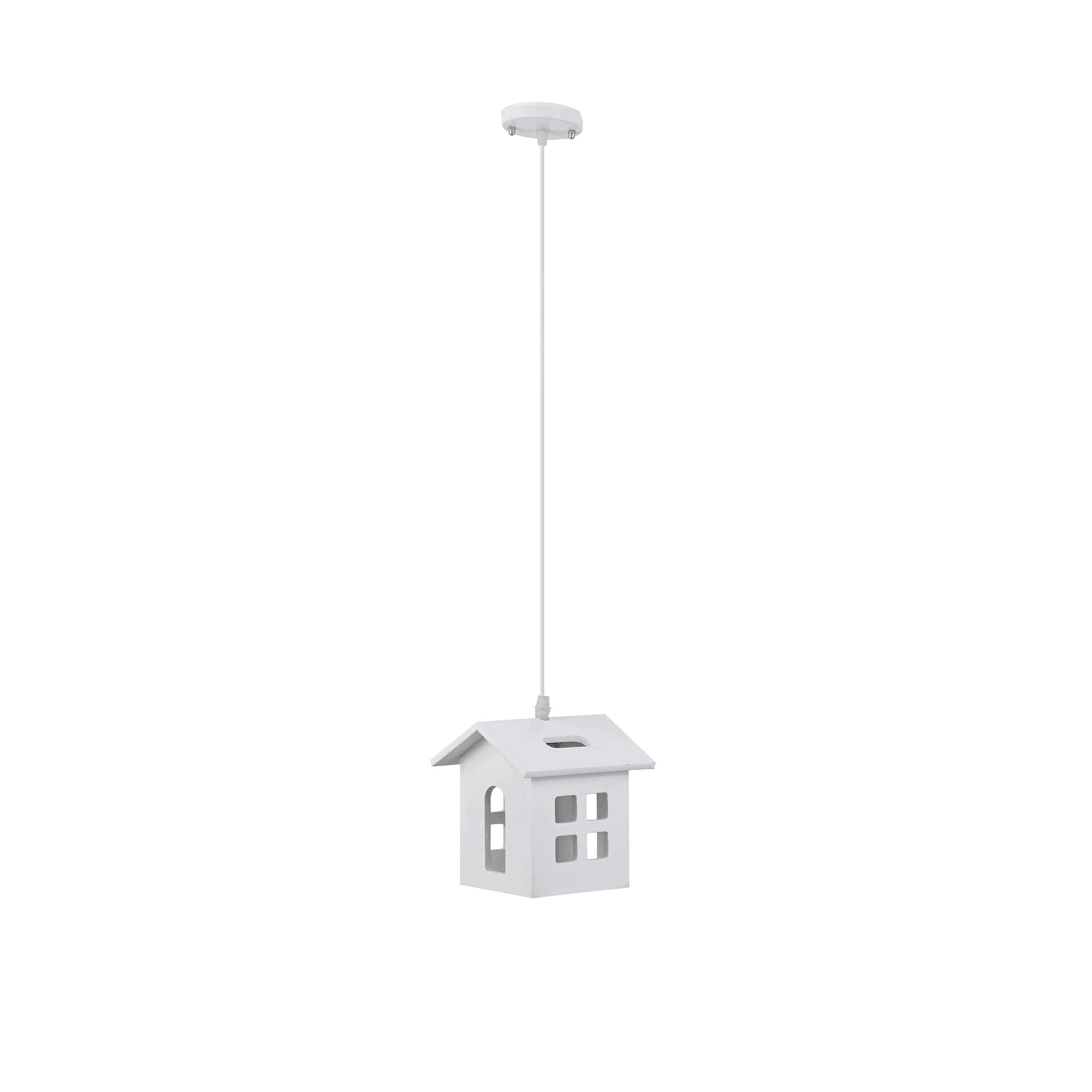 El Rawda White Modern Flush Light 70×70 cm - 1 Lamp - RL-WH-007