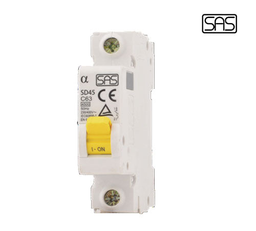 Minature Circuit Breaker 1P 20A - 4.5KA - SAS