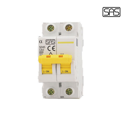 Minature Circuit Breaker 2P 63A - 4.5KA - SAS