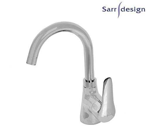 Segura Single Lever Basin Mixer With Swivel Tube Spout With Push-up Waste Chrome - Sarrdesign - SD1038-D-CP