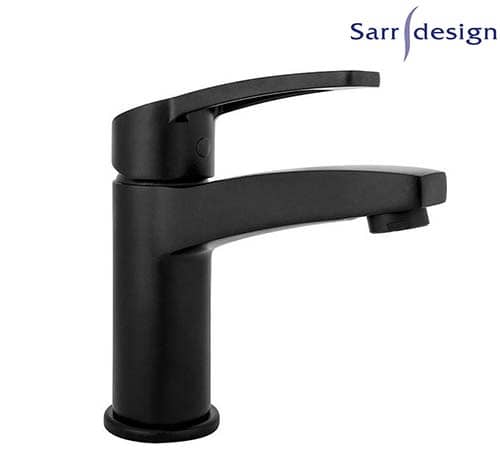خلاط حوض يد واحدة بالفيداج امازون - اسود مط - سار ديزاين - SD1120-D-BC